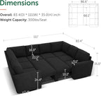 HONBAY Sleeper Sectional Couch - Image 2