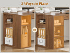 SEDETA Farmhouse 96.5" Computer Desk - Image 6