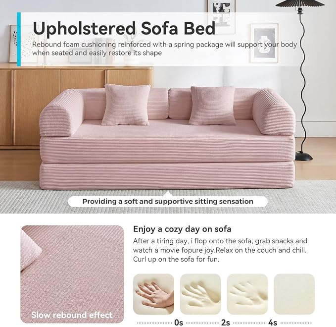 Compression Sofa, Cloud Sectional Sofa, Sofa Bed, Boneless Modular Sectional - Image 5
