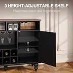 Vabches 45" Wine Bar Cabinet - Image 6