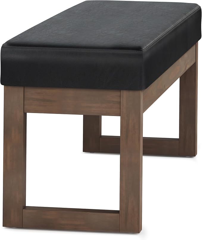 SIMPLIHOME Milltown Large Ottoman Bench - Image 6
