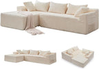 Korser 110" L-Shaped Modular Sectional Sofa - Image 9
