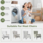 HAOYONG Wing Chair Slipcovers Printed Wingback Chair Covers 2 Pieces Wingback - Image 6