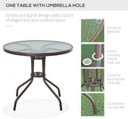 Outsunny 6 Piece Patio Dining Set - Image 5