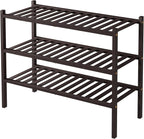 ROMGUAR CRAFT 3 Tier Bamboo Shoe Rack - Image 8