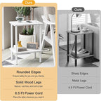 Apicizon 2 Tier End Table Set of 2, Small Side Table - Image 7