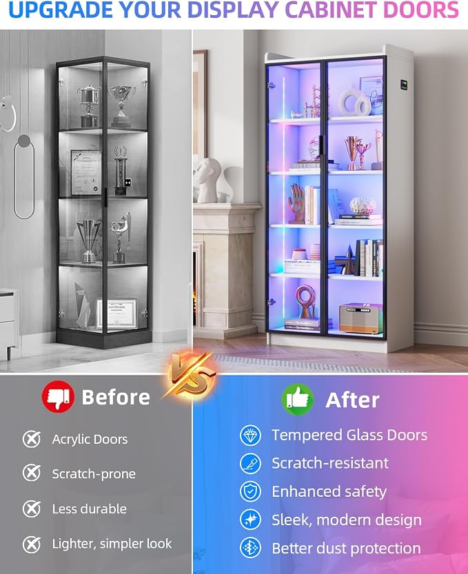 Dystler 65" Display Cabinet - Image 4