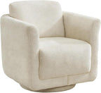 Swivel Accent Chair, 360° Chenille Barrel Swivel Chair by Future-readycomfortformoder