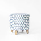 HomePop Upholstered Round Storage Ottoman|Homepop Home Décor|Upholstered Round - Image 5