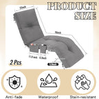 Outdoor Chaise Lounge Cushions - Image 2