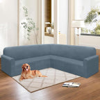 HDCAXKJ Corner Sectional Couch Covers Velvet Stretch L Shape Sofa Cover Soft - Image 6