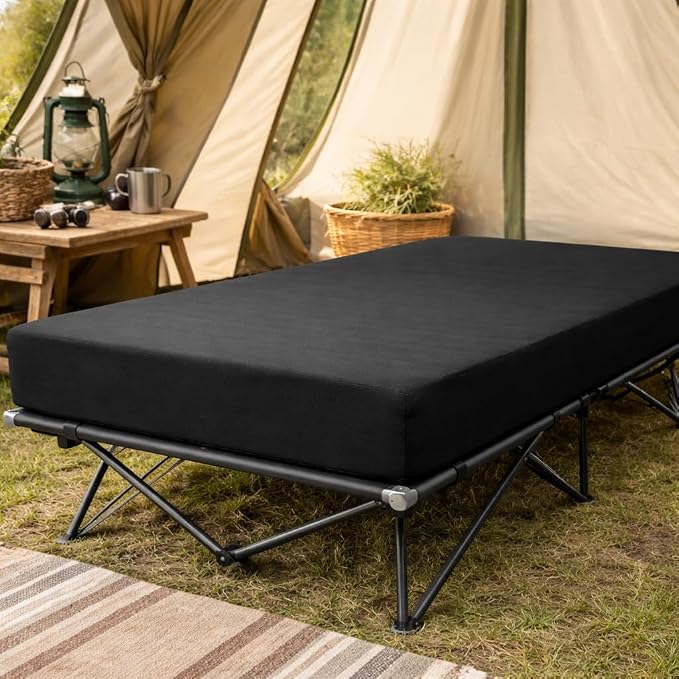 Stretchy Queen Fitted Sheet for 4 Inch Low Profile Mattress - Image 5