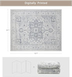 Washable Rugs 8x10 Area Rugs for Living Room, Dining Room, Playroom | Ultra - Image 2
