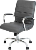Flash Furniture Whitney Mid-Back Swivel LeatherSoft Desk Chair by FlashFurniture