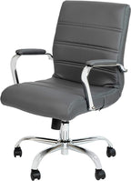 Flash Furniture Whitney Mid-Back Swivel LeatherSoft Desk Chair by FlashFurniture
