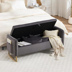 48" End of Bed Bench, Modern Storage Benches - Image 7