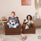 MOMCAYWEX Kids Sofa, Sherpa Couch - Image 7