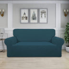 Easy-Going Stretch Oversized Loveseat Couch Covers Washable Deep Teal | 1-Piece - Image 2