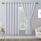 Room Darkening Curtains for Bedroom, 70 x 63 Inches, Energy Saving, Window - Image 8
