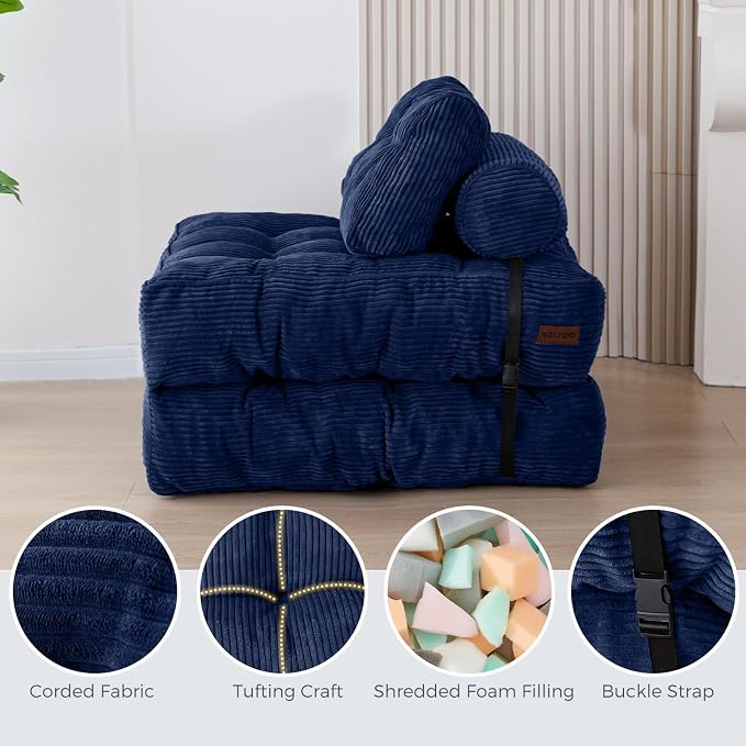 MAXYOYO Folding Sofa Bed, Convertible Sleeper Chair - Image 5