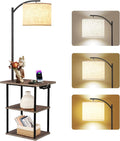 PESRAE Floor Lamp with Table, Lamps by PESRAE