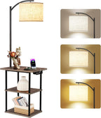 PESRAE Floor Lamp with Table, Lamps by PESRAE