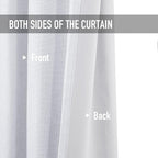 100% Blackout Linen Textured Short Small Curtains - Image 5
