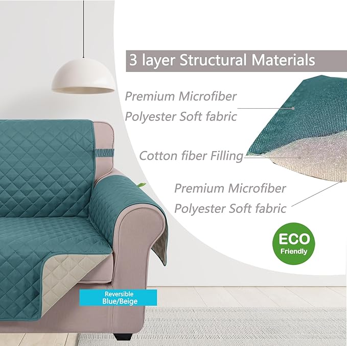U-NICE HOME Loveseat Sofa Cover - Image 4