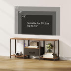 JARHETUN TV Stand with Fabric Drawer - Image 6