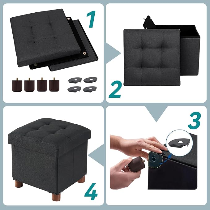 BRIAN & DANY Small Ottoman - Image 3