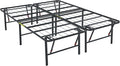Amazon Basics Bed Frame with Storage, Foldable Metal Platform, Sturdy Steel by AmazonBasics