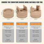 Adjustable Bed Risers 1 inch - Image 2