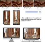 Simplebrand Ava Sun Baked Short Blackout Curtains - Image 9