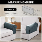 UNBBRRL Stretch Couch Armrest Covers - Image 2