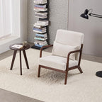 Mid-Century Accent Chair & Coffee Table Set, Vintage Style by Unknown