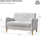 EcoHarbor Living 50.5" Mid-Century Modern Couch, Upholstered Sofa - Image 2
