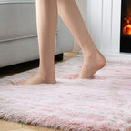 Ashler Faux Fox Fur Rug, 3x5 FT Rectangle Rug, Ultra Soft Shaggy Area Rugs - Image 4