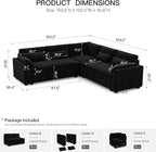 Belffin Large Modular Sectional Sofa - Image 2