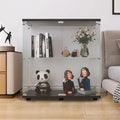 LFT HUIMEI2Y Glass Display Cabinet 2-Shelf by LFTHUIMEI2Y