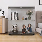 LFT HUIMEI2Y Glass Display Cabinet 2-Shelf by LFTHUIMEI2Y