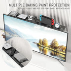 CABTE Adjustable Steel TV Top Shelf, Floating TV Stand, Universal Monitor Shelf - Image 3