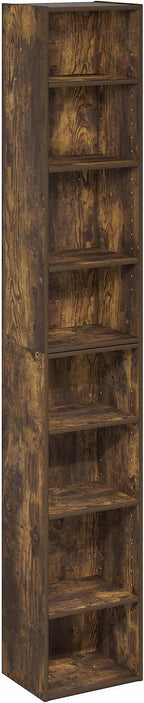 Furinno PASIR Book Shelf, 8-Tier Bookshelf, Bookcase - Image 6