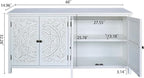LKTART 60" Vintage Sideboard Buffet Cabinet - Image 2