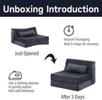 Tiita Convertible Folding Kids Sofa Bed - Image 8