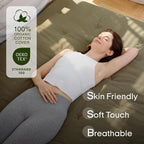 ZonLi Japanese Floor Futon Mattress Twin Size 75"x 39", 100% Cotton Cover 2.5'' - Image 2