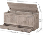 HOOBRO Storage Chest, 43.3" Toy Chest - Image 3