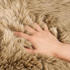 LLB Genuine Sheepskin Area Rug Wool Rug Fur Carpet Fluffy Shaggy Fur Rug - Image 6