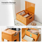 Nightstand Bedside Table with Storage Space, Dorm and Small Spaces, Easy - Image 5