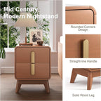 JOINICE Night Stand Set 2, Mid Century Modern Bedside Table - Image 7