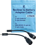 Blue Cactus Adapter Cables for Recliner Battery Pack by TheBlueCactusCompany